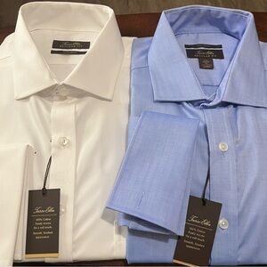 New! Mens shirt set. Tasso Elba. Size 17 regular price $69 each.